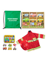 Load image into Gallery viewer, COMMUNITY HELPER: FIREMAN / TRANSPORTATION LEARNING KIT
